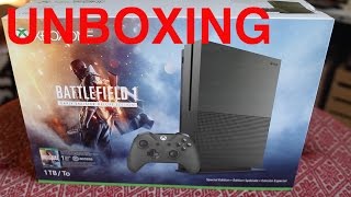 Sports Performance Battlefield Xbox One S Unboxing (4K HDR Battlefield 1TB Bundle)
