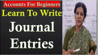 6. Learn to write Journal Entries In Double Entry System