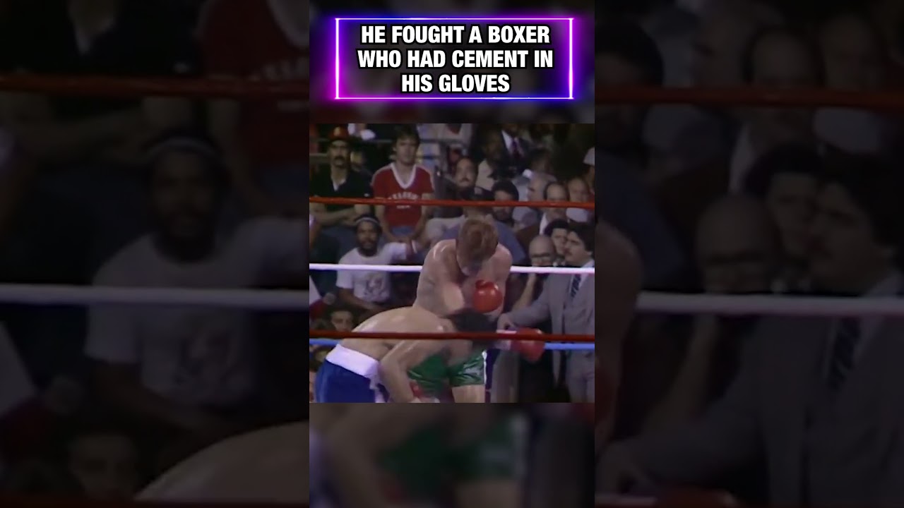 Он дрался с боксером, который наполнил свои перчатки ЦЕМЕНТОМ 