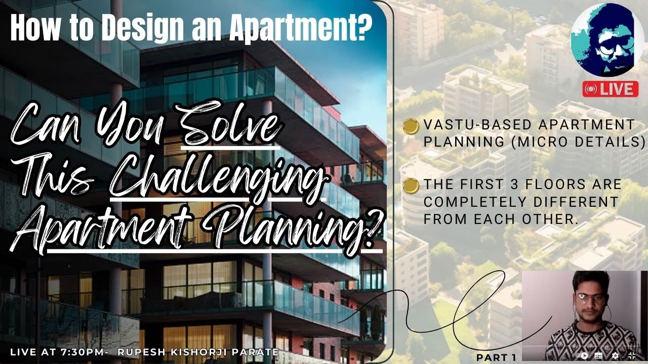 Can you solve this challenging apartment planning? G+4 | How to design ...