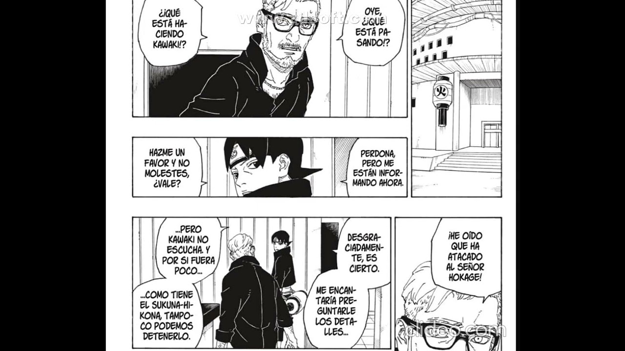 Boruto Pierde el Ojo Azul y Salva a Sarada -  Manga 78 - Boruto Uzumaki