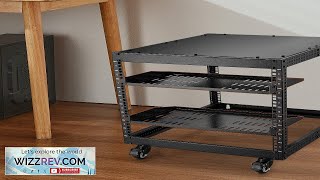 VEVOR 2PCS 1U Server Rack Shelf 10" 254 mm Depth 50 lbs Max