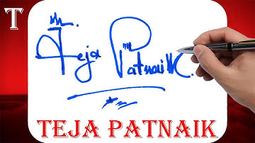 Teja Patnaik Name Signature Style - T Signature Style - Signature Style of My Name Teja Patnaik