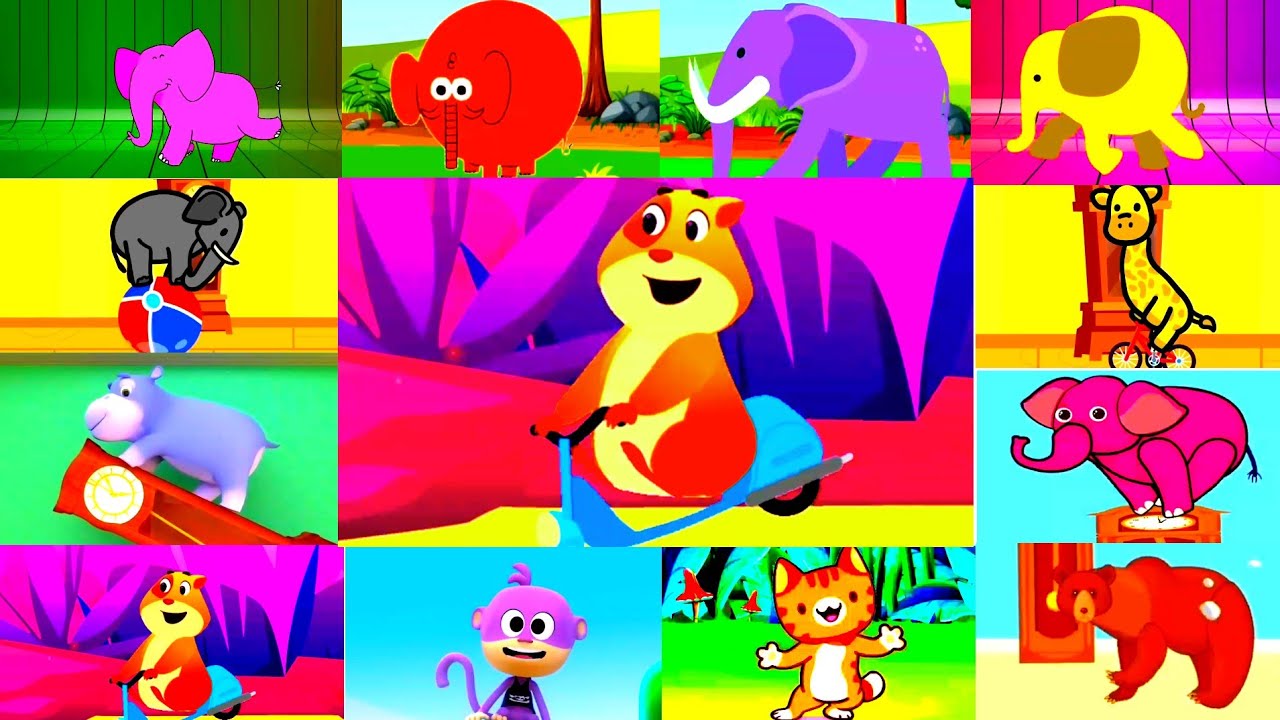 🎶 Hickory Dickory Dock ⏰ Забавные животные, которые ломают часы 🎶 | Предварительный просмотр 2 эф...