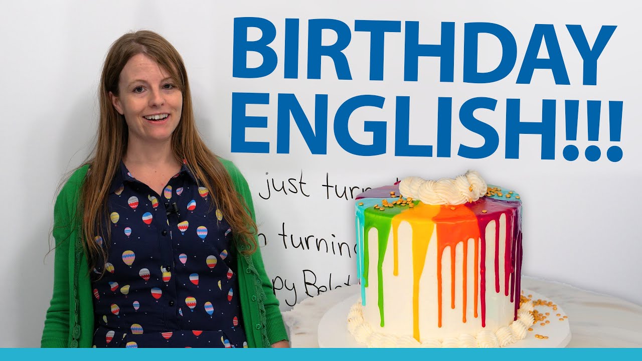 ⁣Learn English vocabulary, expressions, and culture for birthdays!