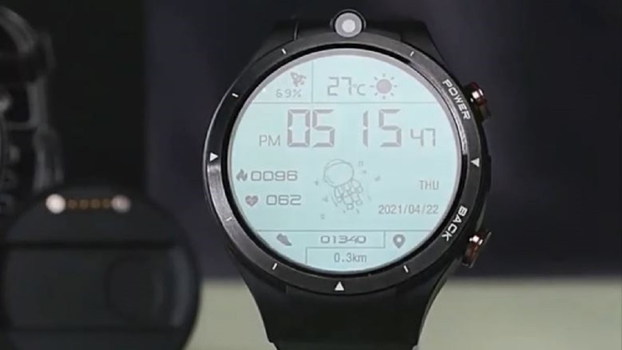 LOKMAT APPLLP 4 Better Than LEMFO LEM15 Smartwatch 4GB+128GB Android 10.7  MT6762 8MP+2MP 1.6\