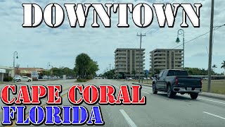 Cape Coral  Florida  4K Downtown Drive