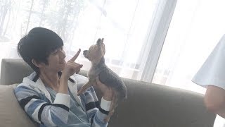 本郷奏多、愛犬とじゃれ合う！「本郷奏多カレンダー2020  every morning with Kanata 」メイキングムービー