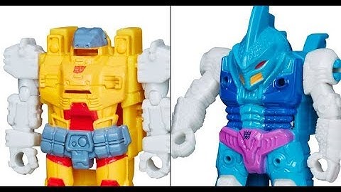 Landmine & Submarauder - Transformers Power of the Primes Action Figure Review & Transformation