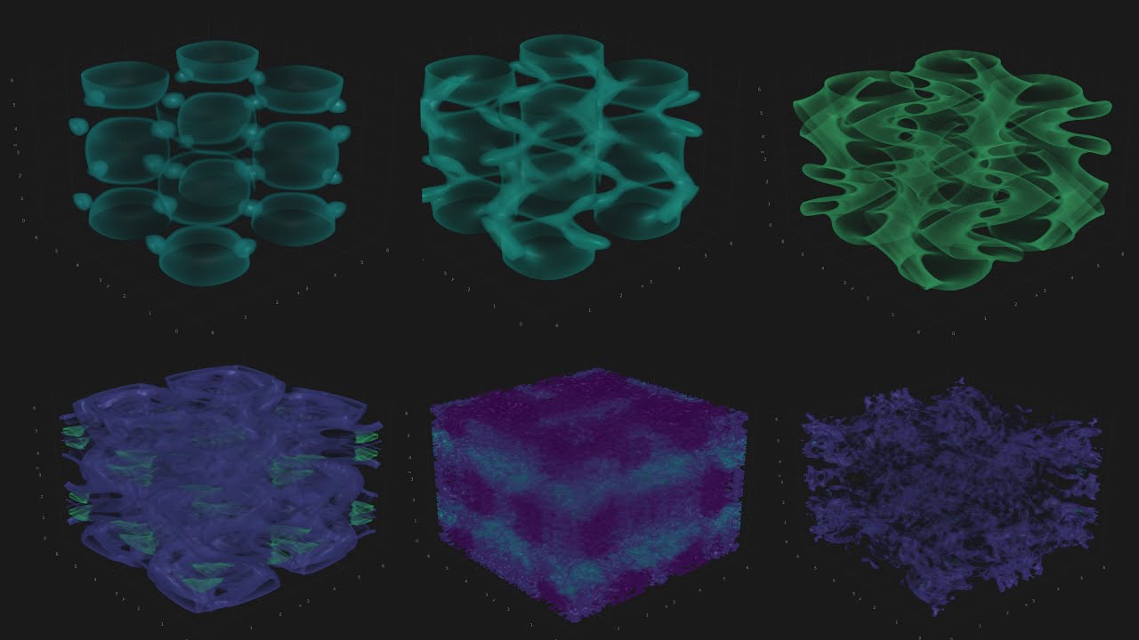 3D Taylor Green Vortex Animation - YouTube