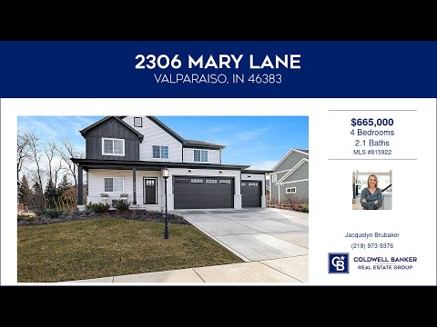 2306 Mary Lane, Valparaiso, IN home video tour
