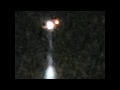 Helicopter with spotlight