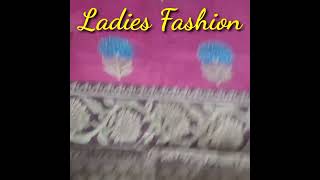 Siril.womens Plain Poly Silk Saree With Blouse Piece Fashion