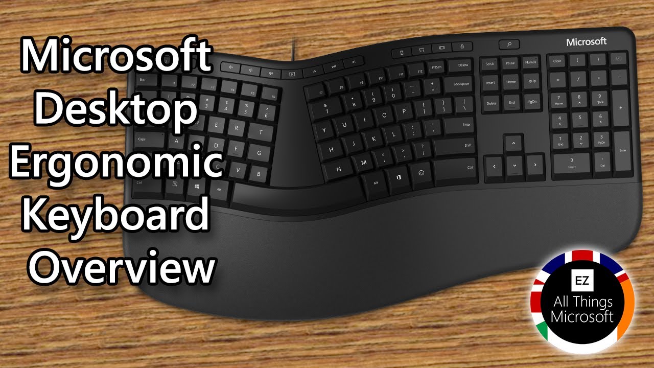 Microsoft Ergonomic Keyboard Youtube Microsoft Ergonomic Keyboard Youtube