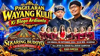 LIVE WAYANG KULIT KI DALANG BLEGO ARDIANTO||JETEK DUDUK SAMPEAN GRESIK