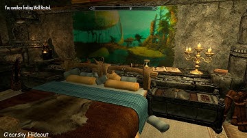 Clearsky Hideout - Animated Player House - Skyrim House Mod