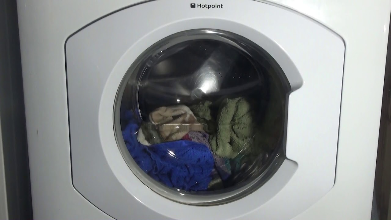 Hotpoint Washing machine Going weird YouTube