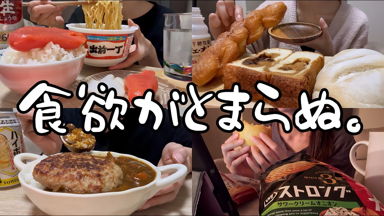 【爆食】30歳、独身アラサーの食事記録🍚【vlog】
