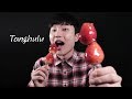 직접만든 딸기 탕후루 ASMR 리얼사운드 먹방 Strawberry Tanghulu Eating sounds Mukbang 糖葫芦 Korean