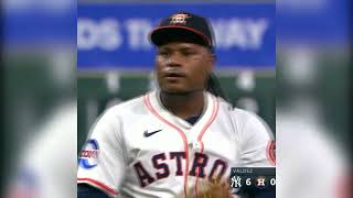 There’s speculation that Astros pitcher Framber Valdez purposely crossed up his catcher CesarSalazar