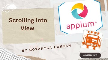 [2024] Part 6: ScrollIntoView using UiScrollable in #robotframework with #appium