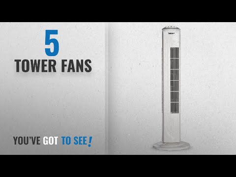 Top 10 Tower Fans [2018]: Igenix DF0030 Oscillating Tower Fan with Timer, 30 inch - White