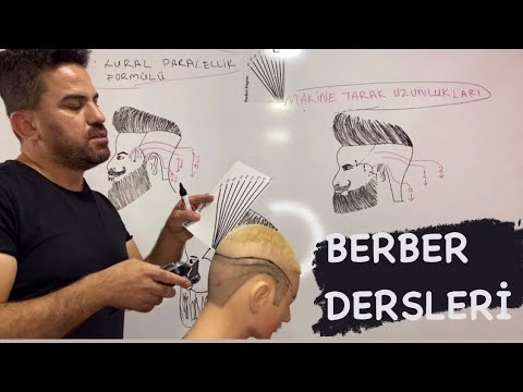 Berber dersleri | erkek berber eğitimi | erkek saç kesimi | barbershop | haircut | BARBER |  kuaför