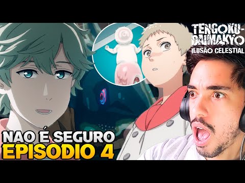 NÃO É SEGURO! TOKYO SE DESCOBRINDO, TENGOKU DAIMAKYOU EPISÓDIO 4 REACT