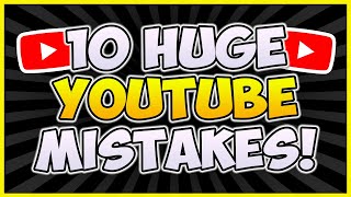 10 HUGE Mistakes SMALL YouTubers Make 2020 👀 (Grow Your YouTube Channel)