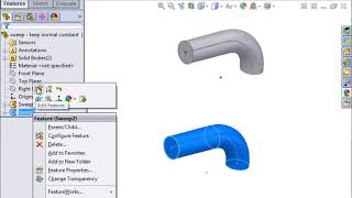 Advanced Part Modelling 04 Sweeps   06 Profile Orientation