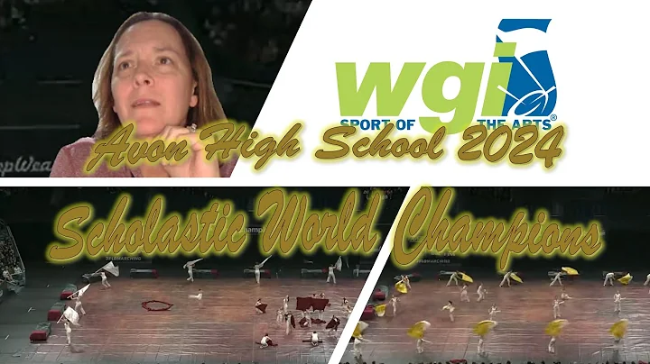 WGI 2024 Avon HS-Jenn Reacts to Scholastic World Championship performance