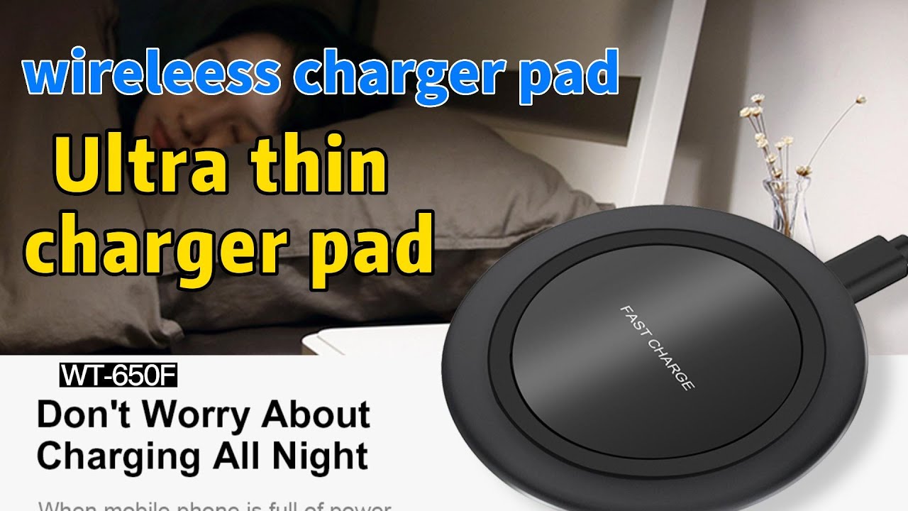 Ultra thin Wireless Charger Pad iphone se wireless charging YouTube
