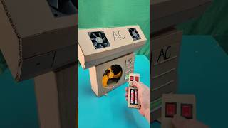 Air conditioner made from computer fans, controlled remotely.