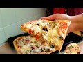 Pizza Au Semoule بيتزا بالسميد رائعه 
