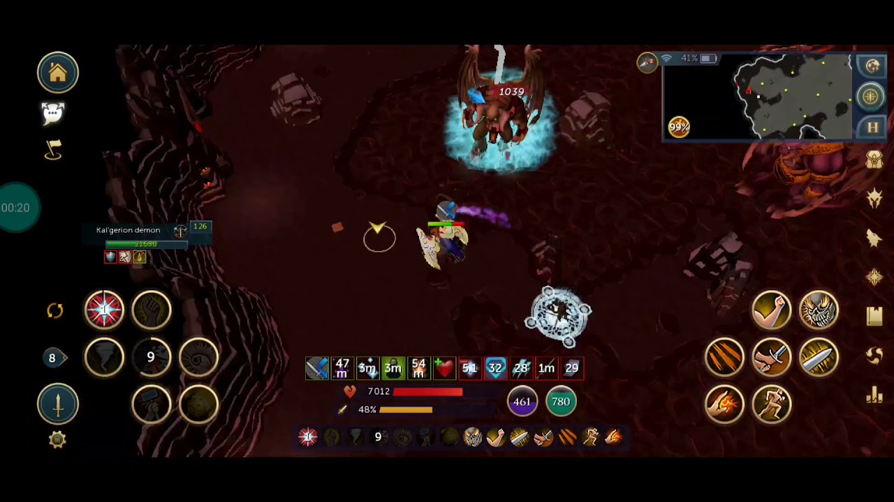 AFKing Kal'gerion demons with Masterwork of annihilation spear and Zaros godsword - RS3 Mobile