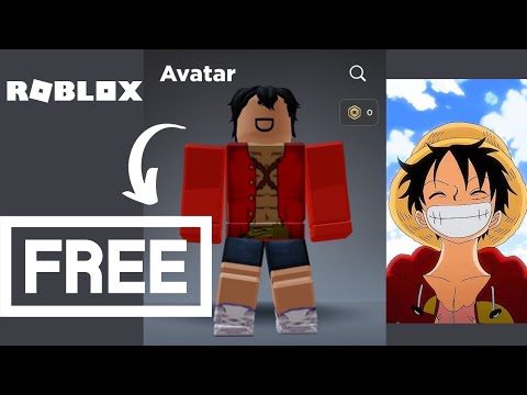 How to make Free Luffy outfit on Roblox - YouTube