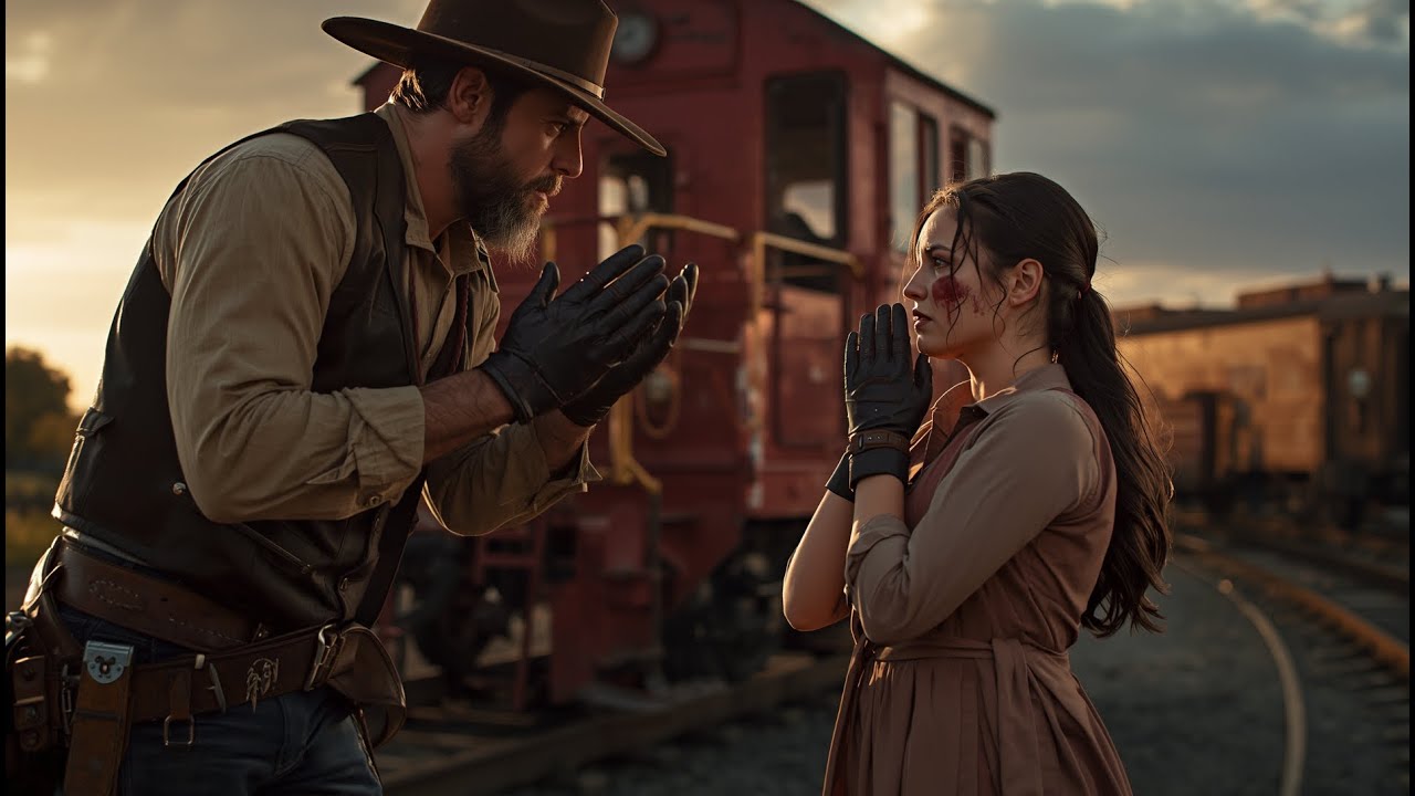Ella Lloraba Junto A Las Vías Del Tren, Y El Vaquero Le Dijo: «Ahora Solo Irás Conmigo».