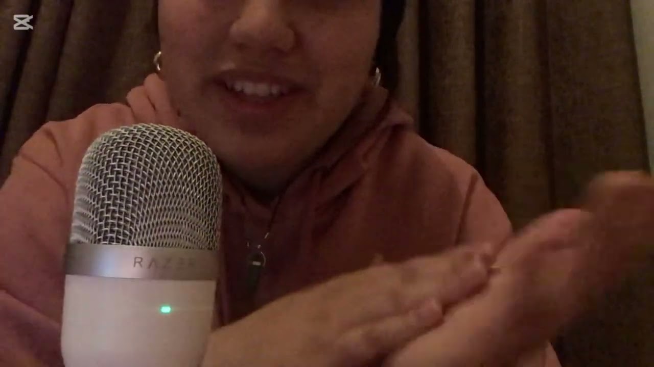 ASMR HANDS SOUNDS AND SOFT SPOKEN✨