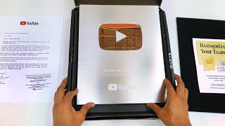 My Youtube Silver Play Button Unboxing 🤗🤗