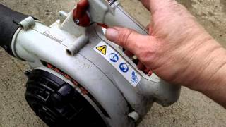 Echo ES 210 leaf blower, scrap pile fix!