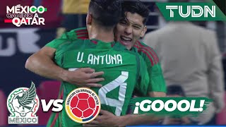 ¡MEGA GOLAZO! ¡Finta maestra y adentro! | México 2-0 ColombIa | Amistoso Internacional 2022 | TUDN