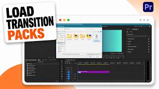 How to Import Transitions in Premiere Pro (2026 Transition Packs)