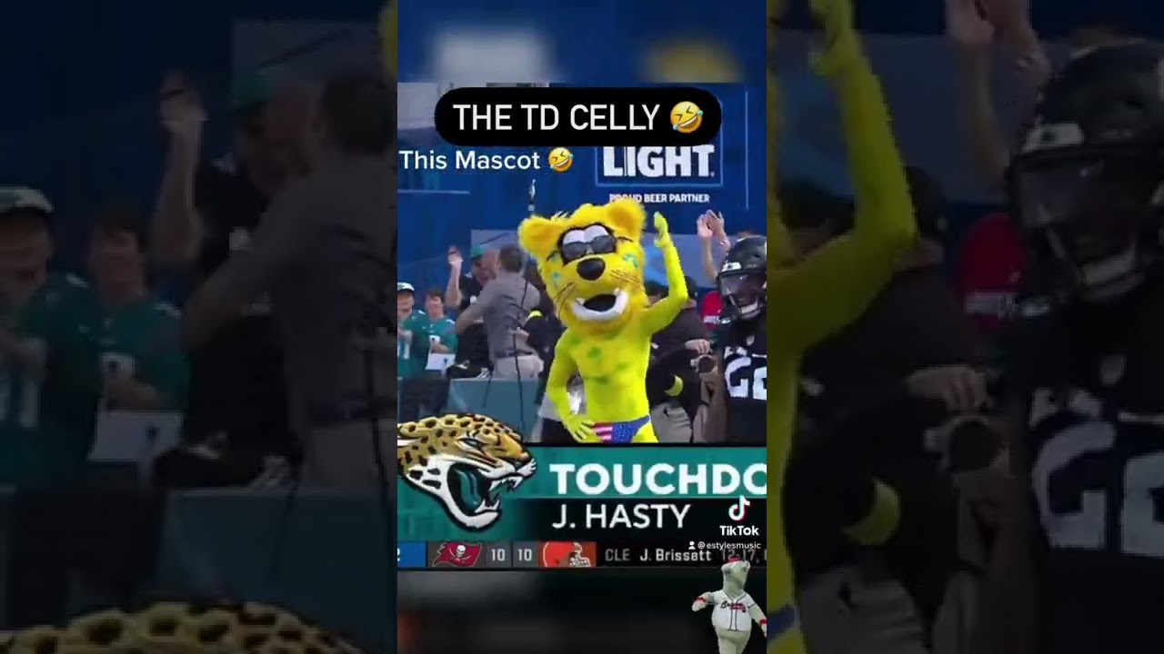 Jags Mascot Celebration | Jacksonville Jaguars Mascot TD Celebration Dance | Funny Mascot Dance
