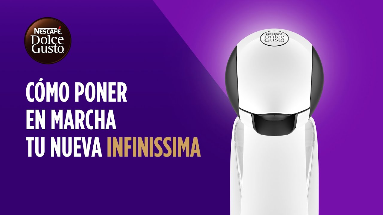 Cómo poner en funcionamiento tu cafetera manual Infinissima | Nescafé Dolce  Gusto - YouTube