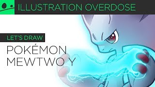 Let's Draw Pokemon 150M2 - Mega Mewtwo Y