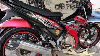 Pemasangan Striping Satria Fu
