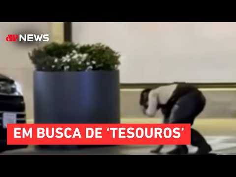 Homens entram em bueiros de Nova York para achar objetos | TEMPO REAL