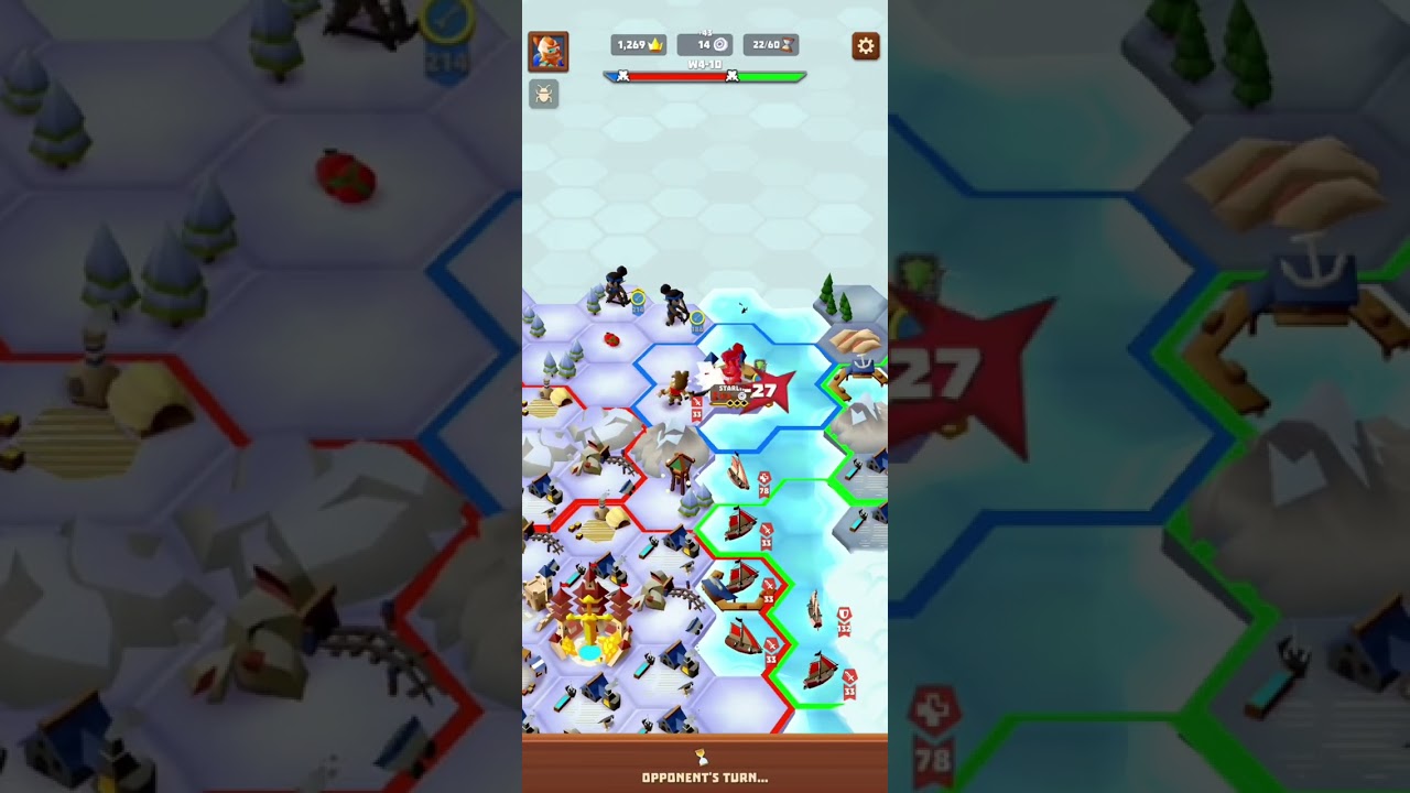 Let's Play Hexapolis Part 8 - Trying AI Autoplay at World 4, level 10..and almost lost.