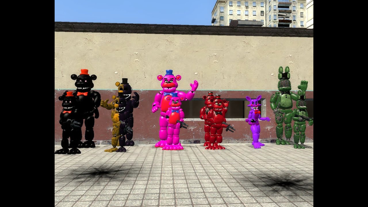 Gmod Oc FNAF GMOD SHORT | Brand New FNAF OC Animatronic Playermodels and ...