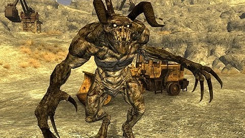 Fallout: New Vegas - Deathclaw Alpha Male (STRONGEST CREATURE IN THE GAME)